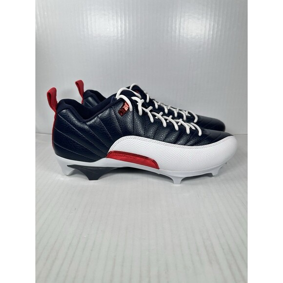 Size 12.5 Nike Jordan 12 Low Vapor Edge Howard Bisons Football Cleats FJ6215-416
